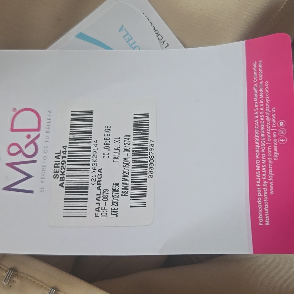 Women's Tan Shapewear Bodysuit Post Surgery XL New - Picture 4 of 4